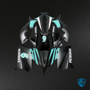 Black & Teal