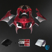 -Red Black and Gray