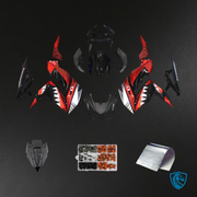 Red & Black Shark Teeth