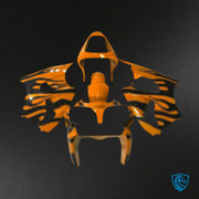 Orange & Black Flame