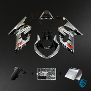 Gloss Silver & Gloss Black