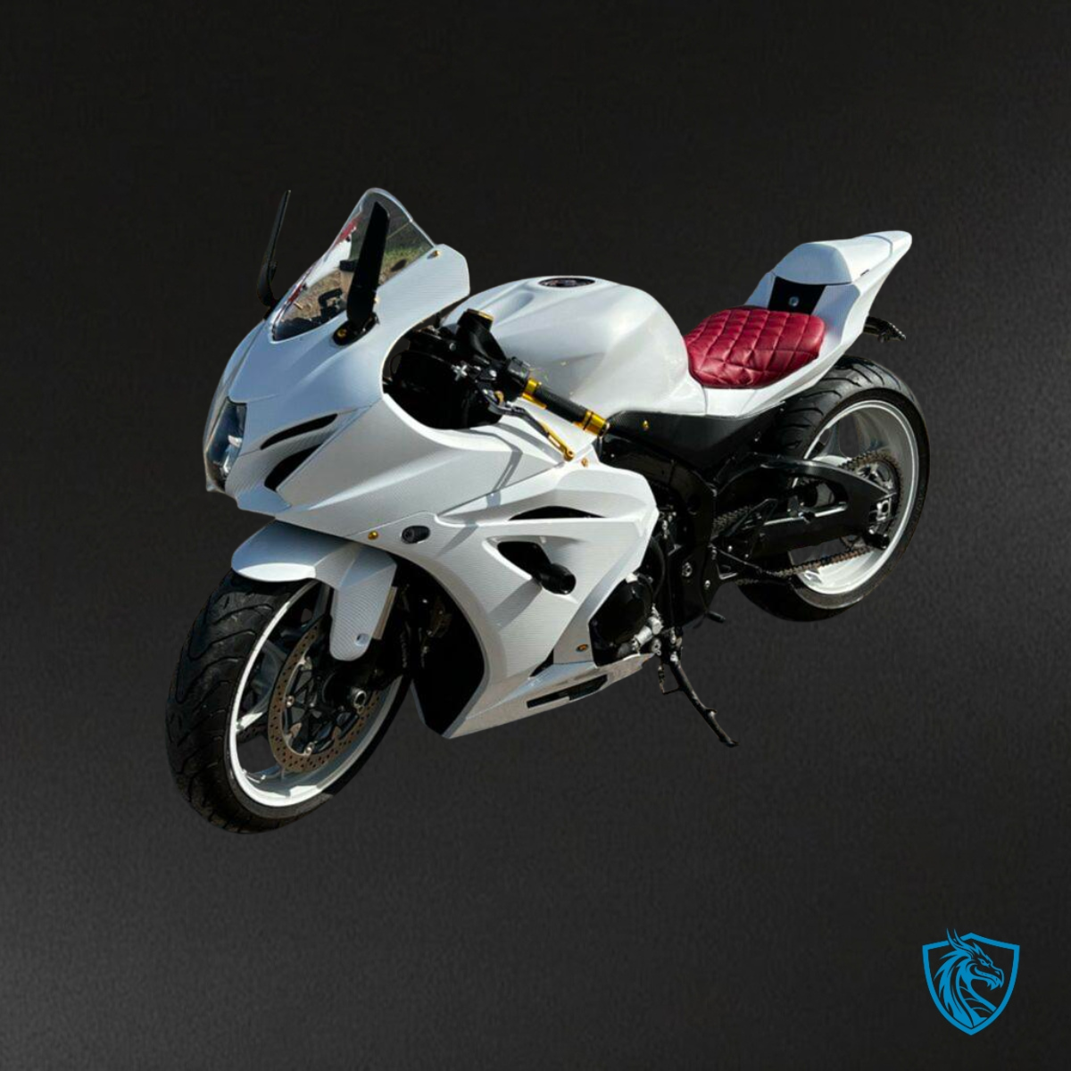 Suzuki GSXR 1000 (2017-2025) White Carbon Fiber - MERGEment Motorcycle Fairings Kit