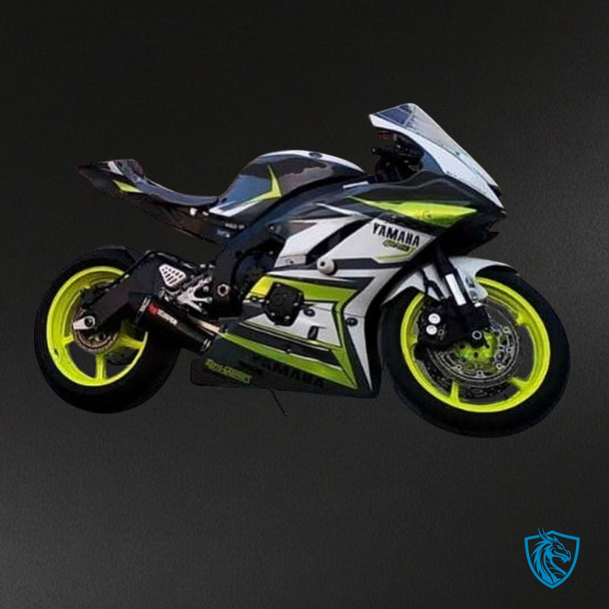 Yamaha YZF R6 (2017-2019) White & Green Fairing Kit - Aftermarket ABS Bodywork