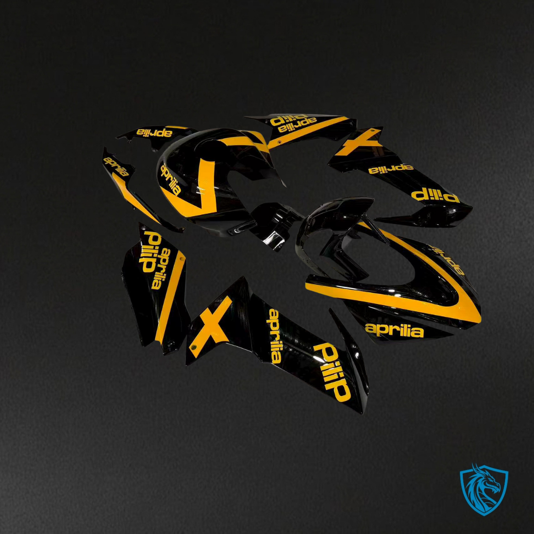 Aprilia RS660 (2020-2024) Black & Yellow ABS Bodywork - Fairings Kit