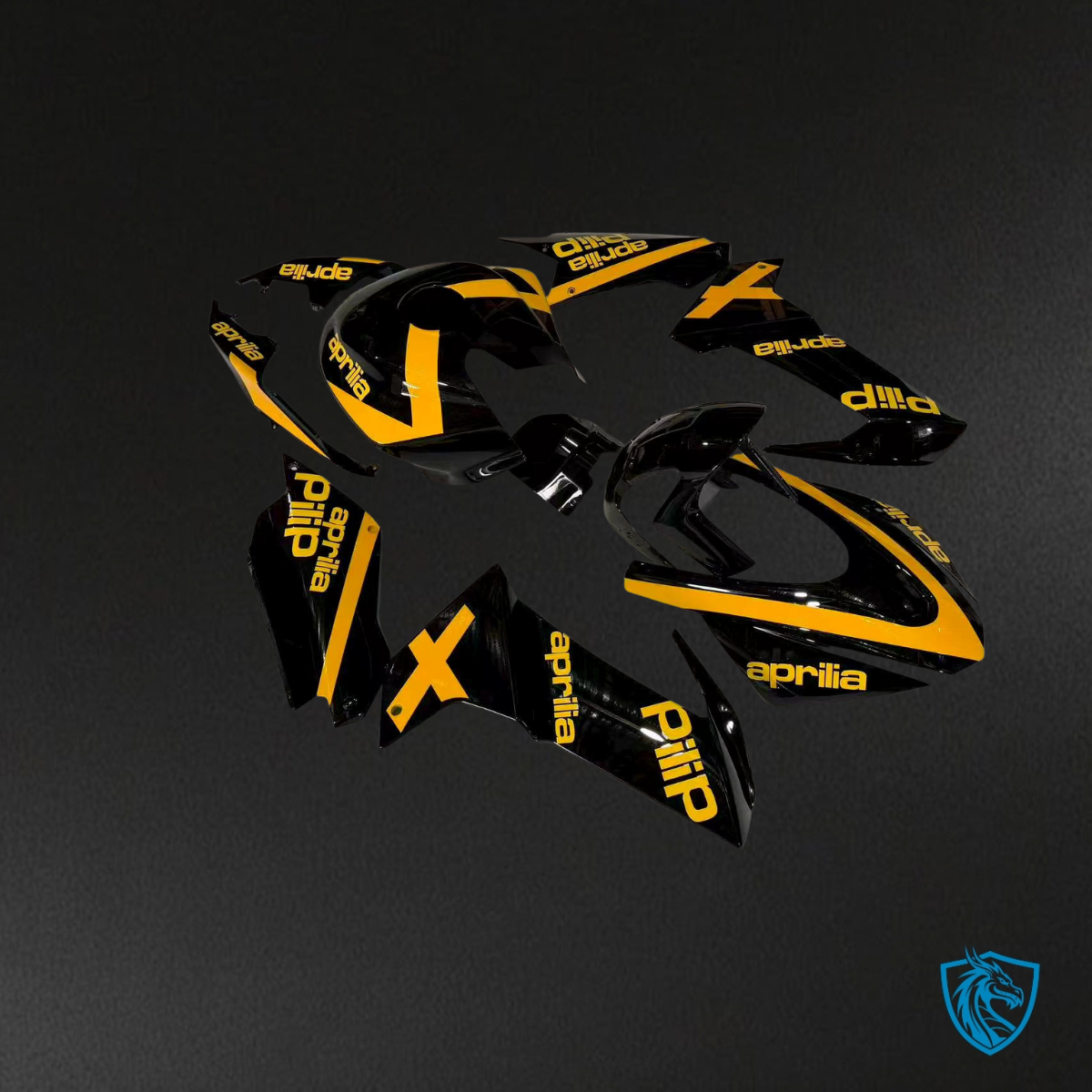 Aprilia RS660 (2020-2024) Black & Yellow ABS Bodywork - Fairings Kit