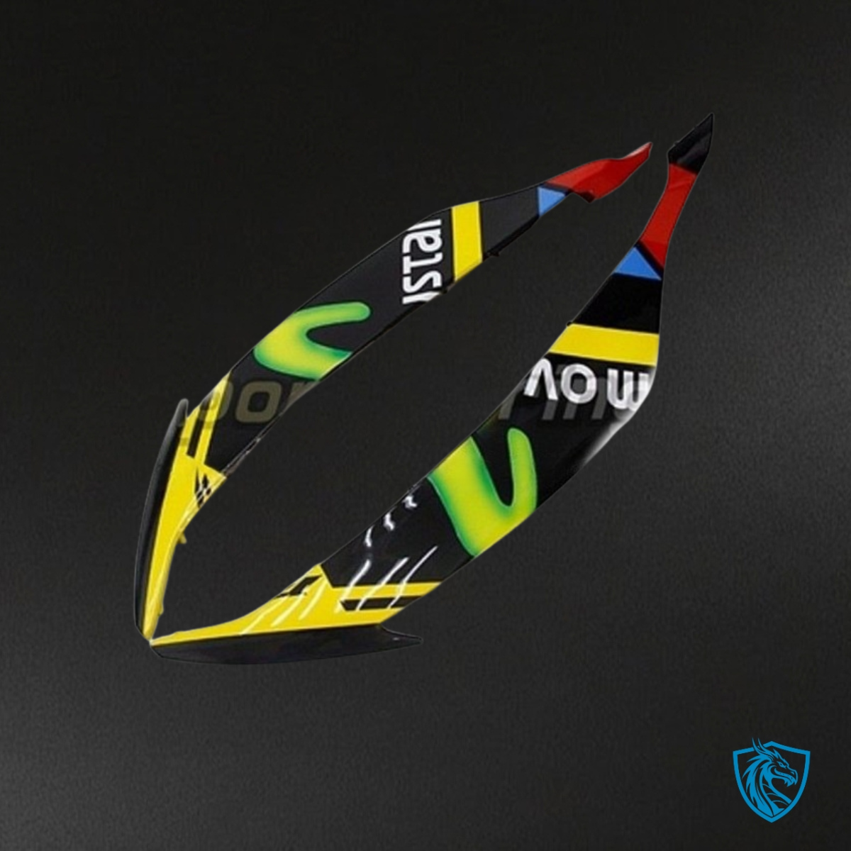 Yamaha YZF R6 (2008-2016) Movistar Black, Yellow & Blue - Custom ABS Fairing Kit