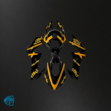 Aprilia RS660 (2020-2024) Black & Yellow ABS Bodywork - Fairings Kit