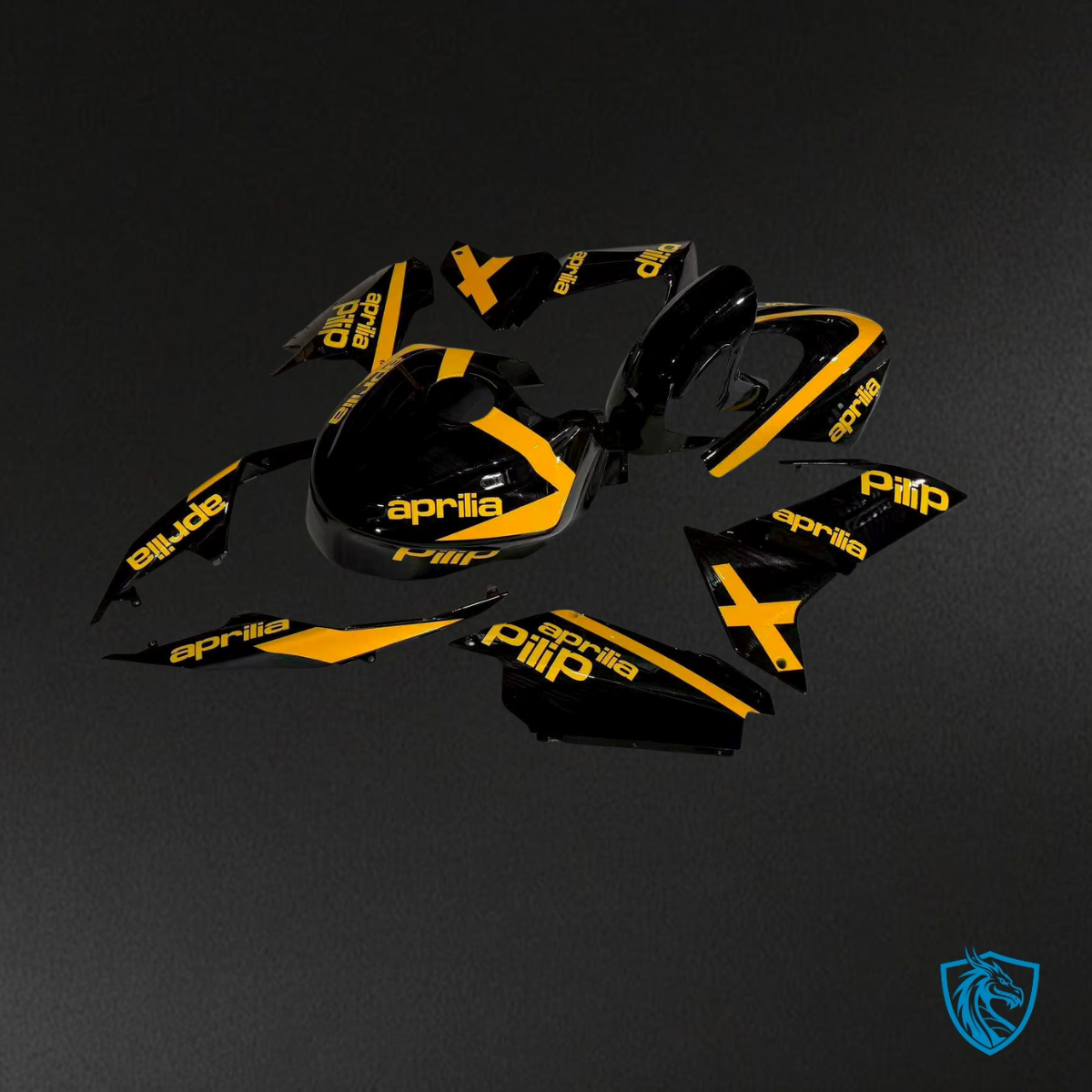Aprilia RS660 (2020-2024) Black & Yellow ABS Bodywork - Fairings Kit