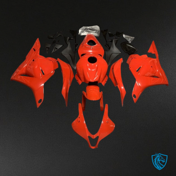 Honda CBR600RR (2009-2012) Red & Black No Logos - MERGEment Motorcycle Fairings Kit