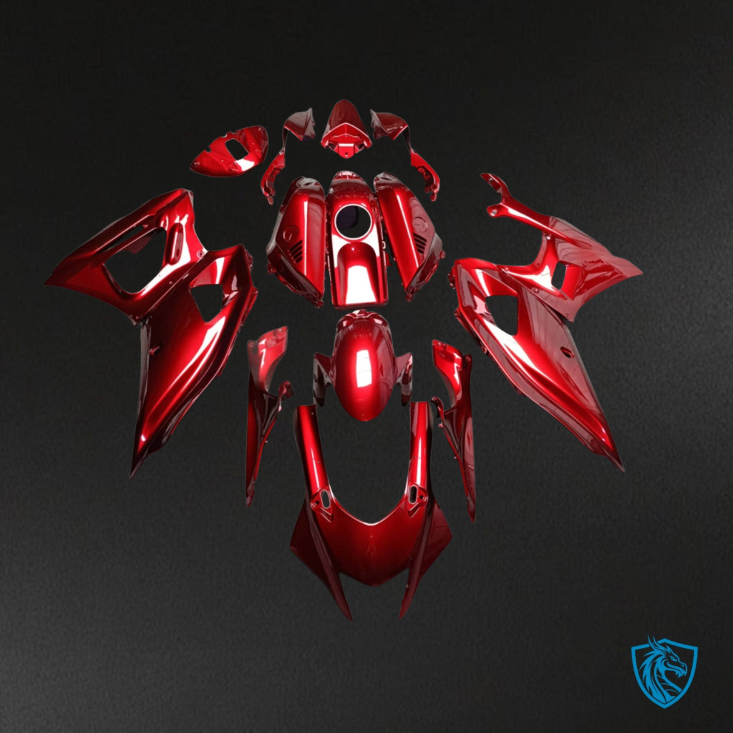 Yamaha R7 (2021-2025) Gloss Red - Custom ABS Fairing Kit