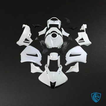 Honda CBR600RR (2020-2021) White & Black - Custom ABS Fairing Kit