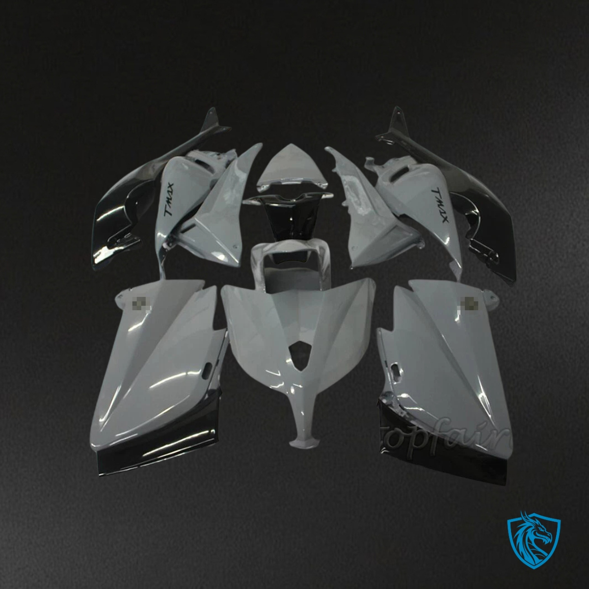 Yamaha TMAX 530 (2012-2014) Grey & Black Fairing Kit | ABS Bodywork