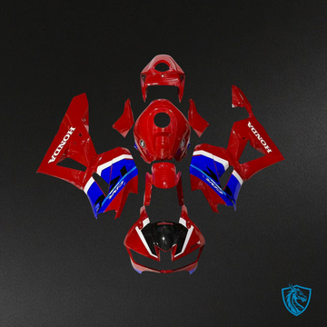 Honda CBR600RR (2013-2025) Gloss Red, Blue & White - Replacement Motorcycle Fairings Kit