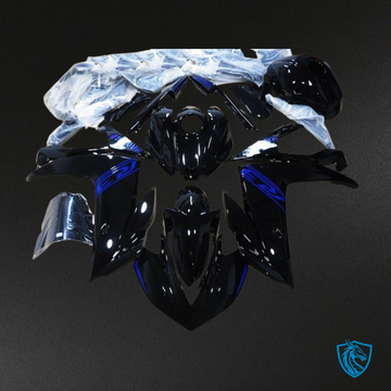 Yamaha YZF R3R25 (2015-2018) Glossy Blue & Black - Custom ABS Fairing Kit