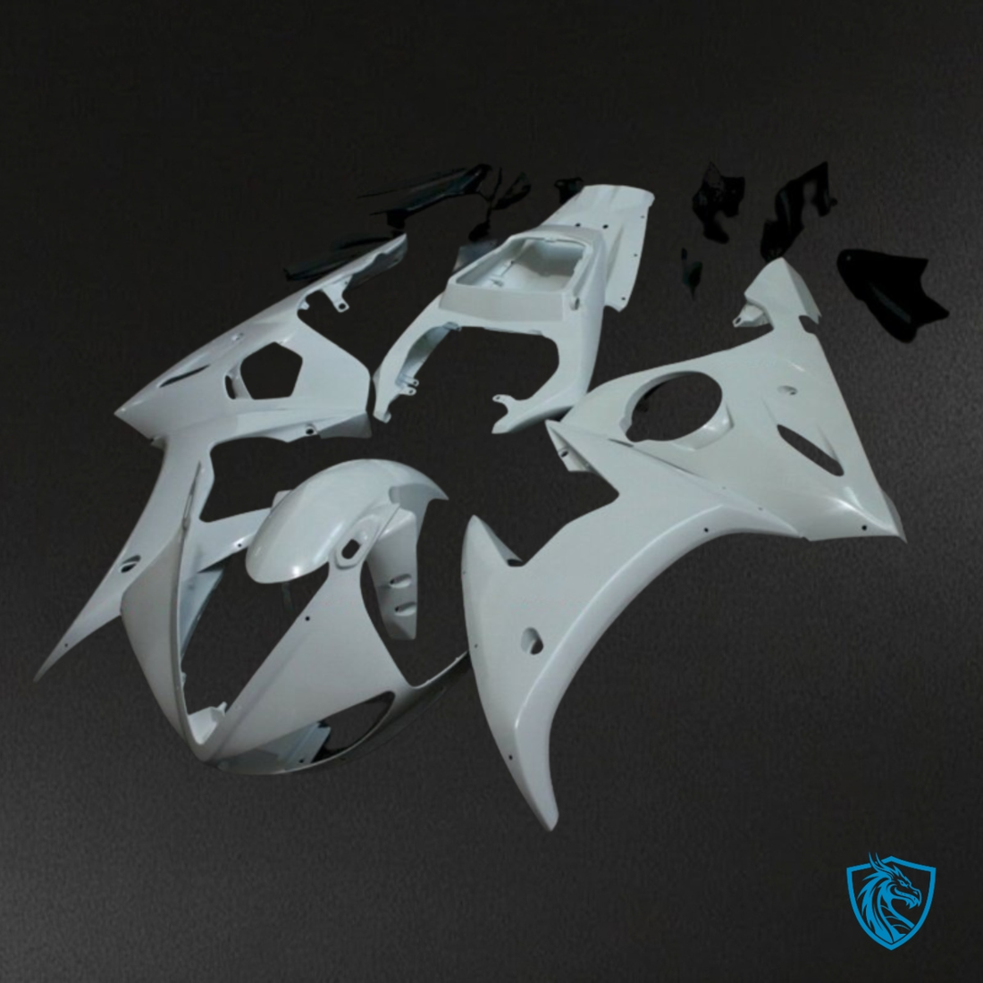 Yamaha YZF R6 (2004-2005) Gloss White Fairings Kit | ABS Bodywork