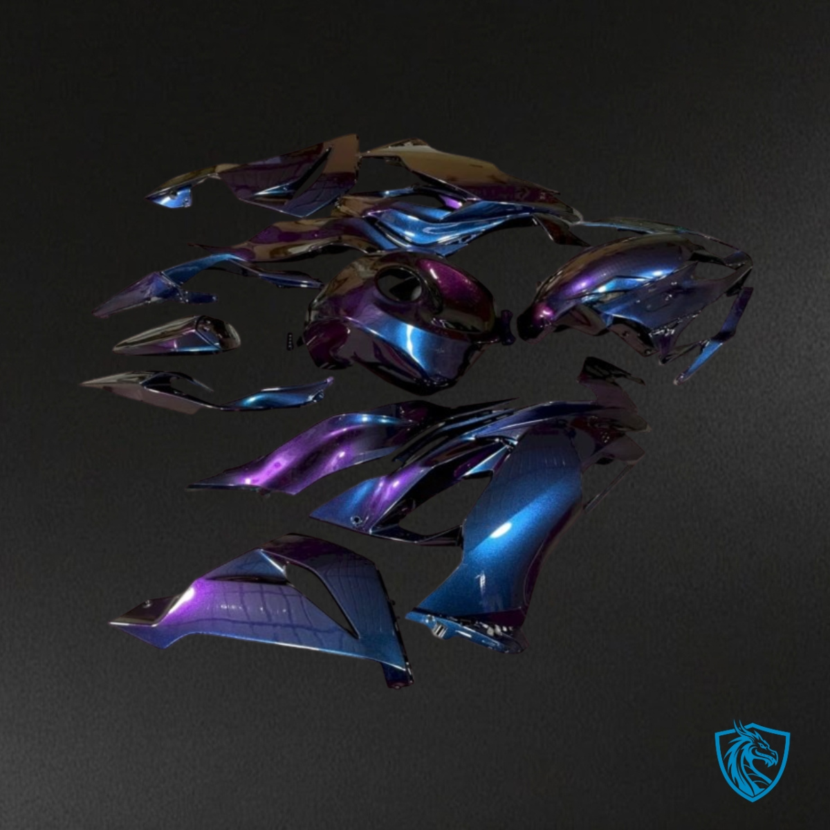 Suzuki GSXR1000 (2007-2008) Chameleon Effect Blue Fairing Kit | ABS Bodywork