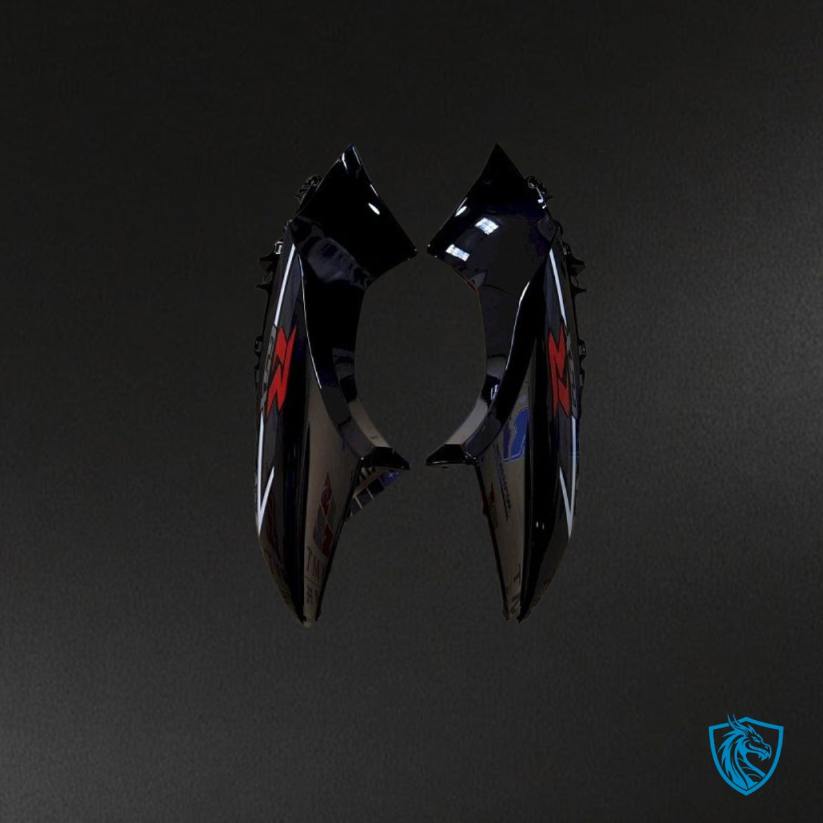 Suzuki GSXR1000 (2017-2020) Black & White Logo - MERGEment Motorcycle Fairings Kit