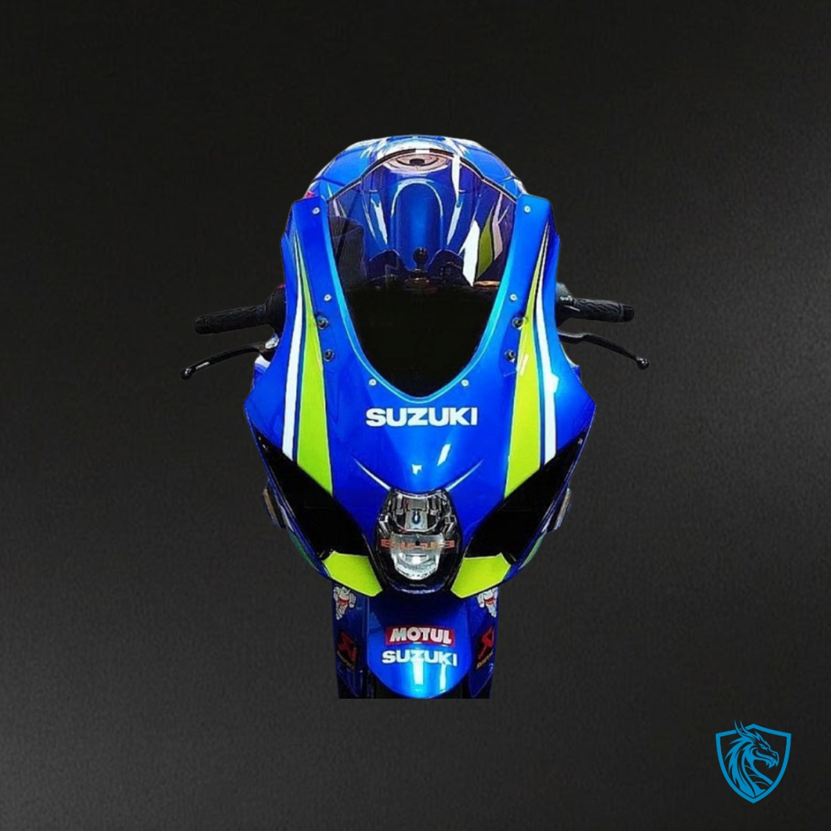 Suzuki GSXR1000 (2017-2020) Blue, White & Green - Custom ABS Fairing Kit