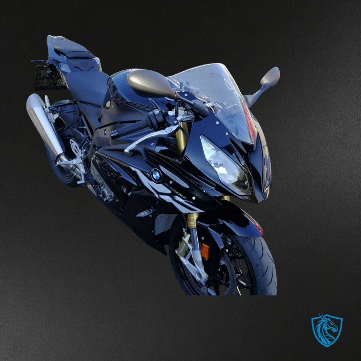BMW S1000RR (2019-2020) Gloss Black Fairings Kit - Aftermarket ABS Bodywork