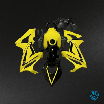 Honda CBR650R (2019-2020) Gloss Black & Yellow ABS Bodywork - Fairings Kit
