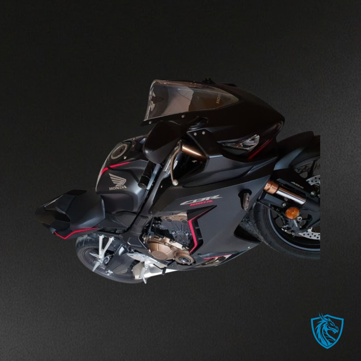 Honda CBR650R (2019-2020) Matte Black - Custom ABS Fairing Kit
