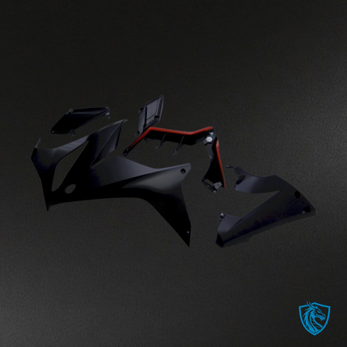 Honda CBR650R (2019-2020) Matte Black - Custom ABS Fairing Kit