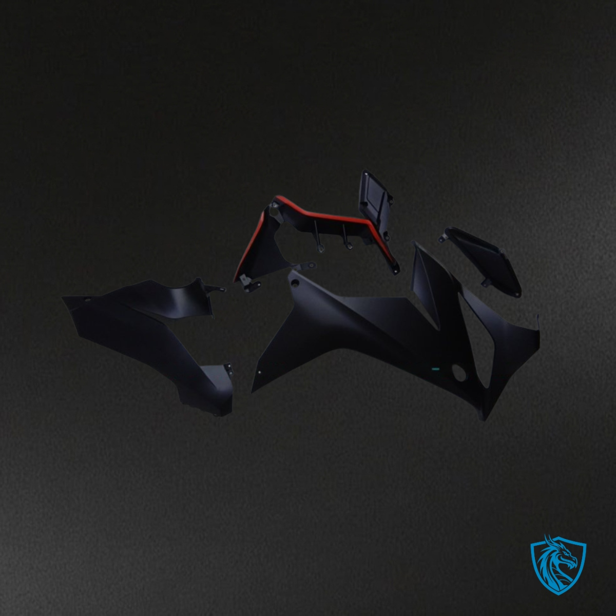 Honda CBR650R (2019-2020) Matte Black - Custom ABS Fairing Kit