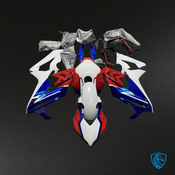 Honda CBR650R (2019-2020) Gloss Blue, Red & White Fairings Kit - Aftermarket ABS Bodywork