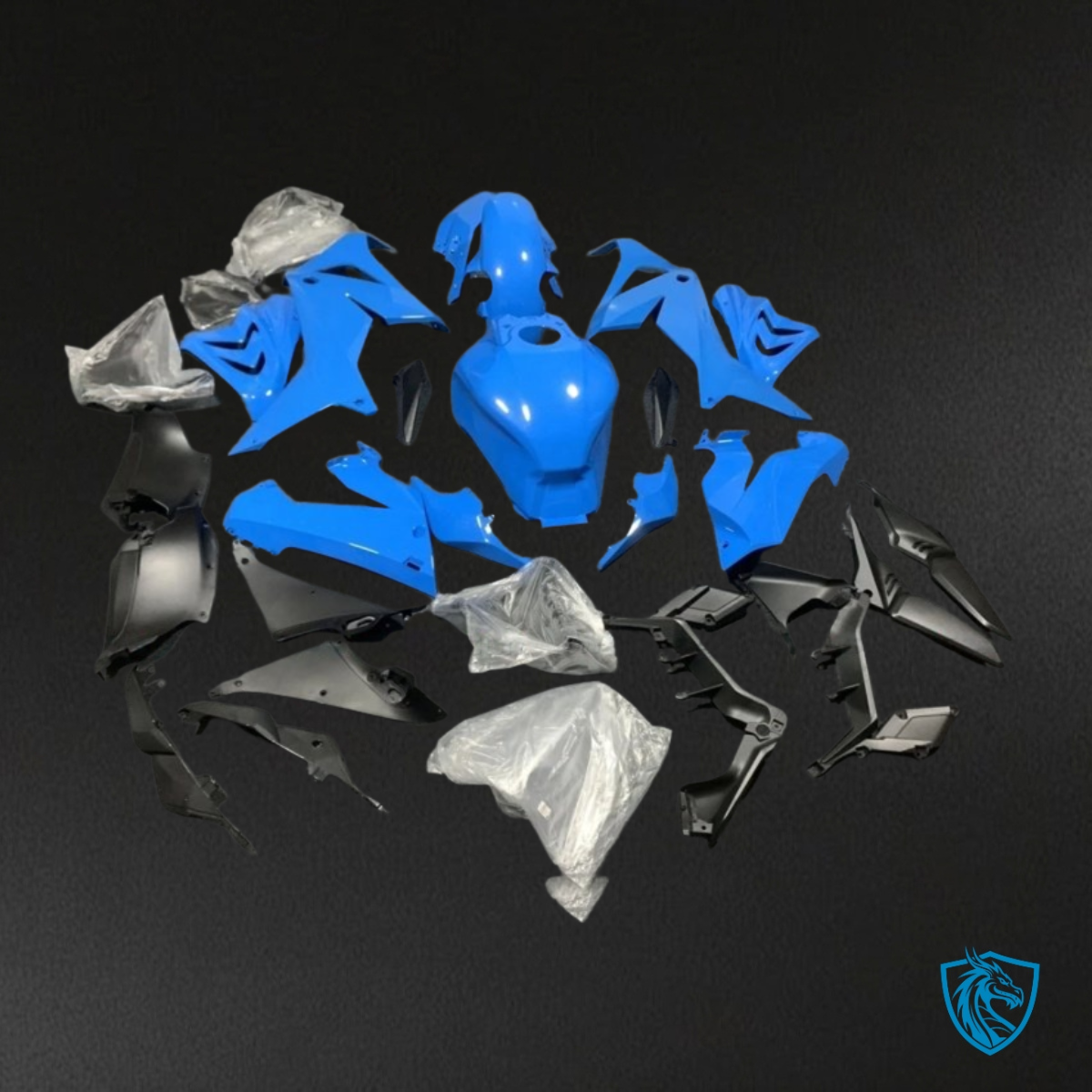 Honda CBR650R (2019-2020) Glossy Blue - Custom ABS Fairing Kit