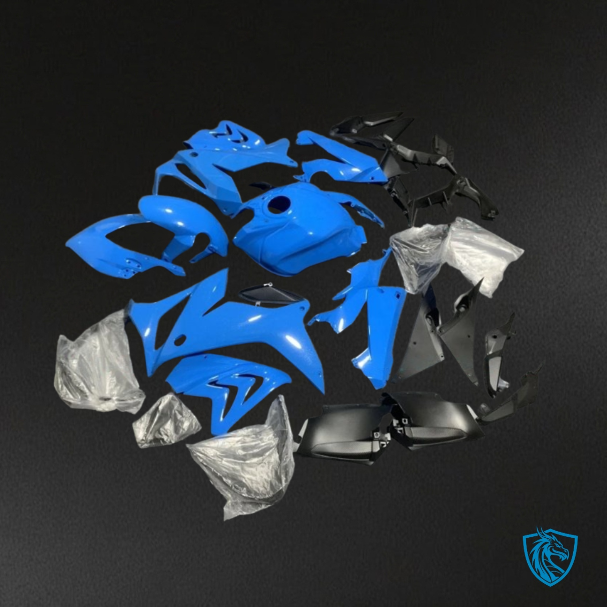 Honda CBR650R (2019-2020) Glossy Blue - Custom ABS Fairing Kit