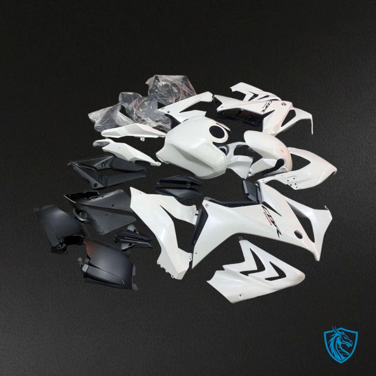 Honda CBR650R (2019-2020) Gloss White - Custom ABS Fairing Kit