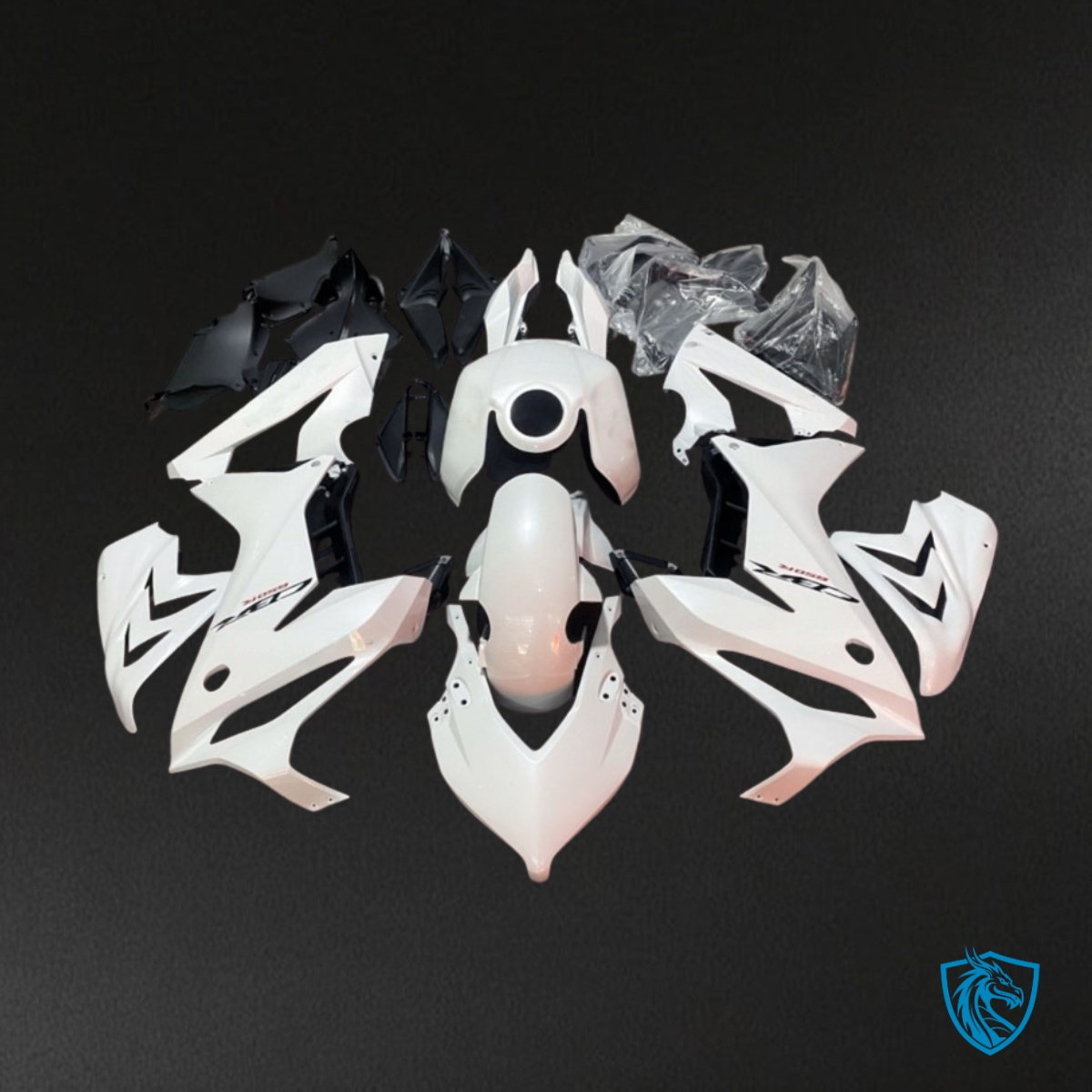 Honda CBR650R (2019-2020) Gloss White - Custom ABS Fairing Kit