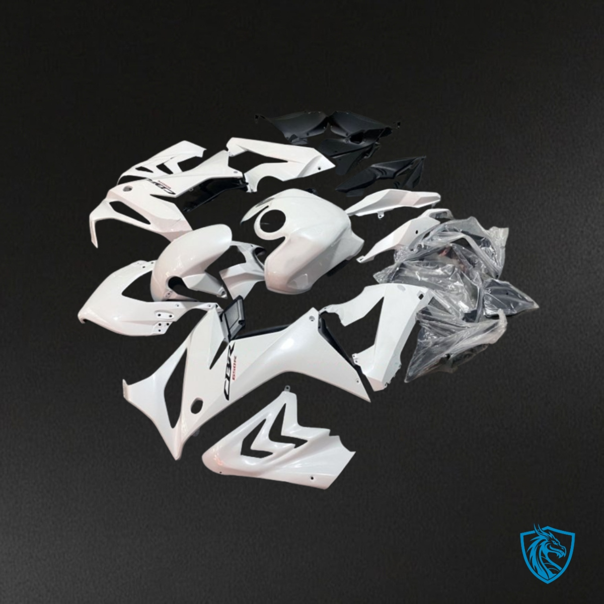 Honda CBR650R (2019-2020) Gloss White - Custom ABS Fairing Kit