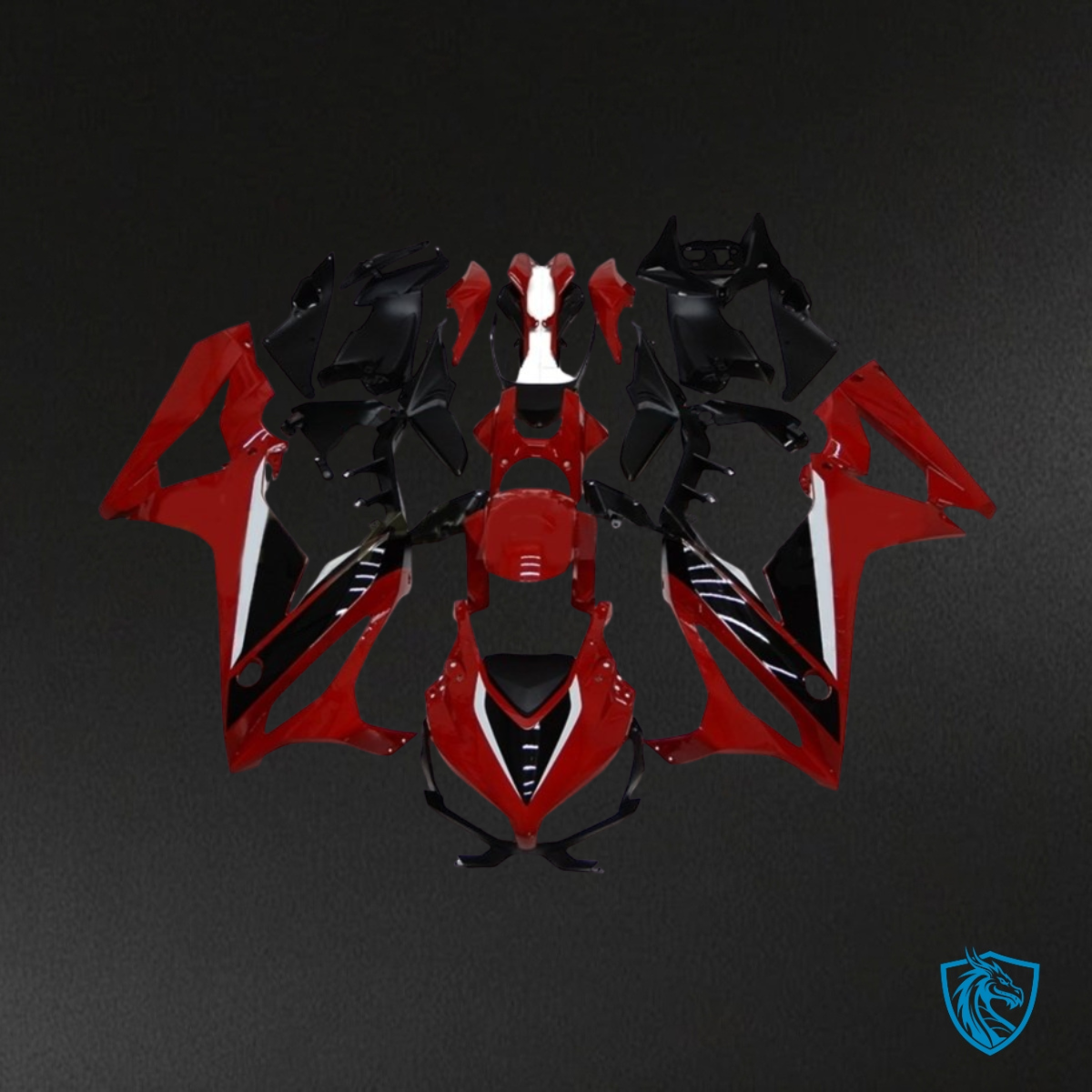 Honda CBR650R (2019-2020) Red & Black ABS Bodywork - Fairings Kit