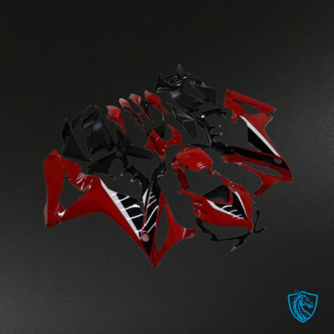 Honda CBR650R (2019-2020) Red & Black ABS Bodywork - Fairings Kit