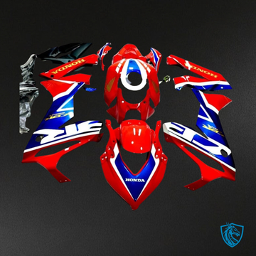 Honda CBR650R (2019-2020) Glossy Red, White & Blue, ABS Bodywork - Fairings Kit