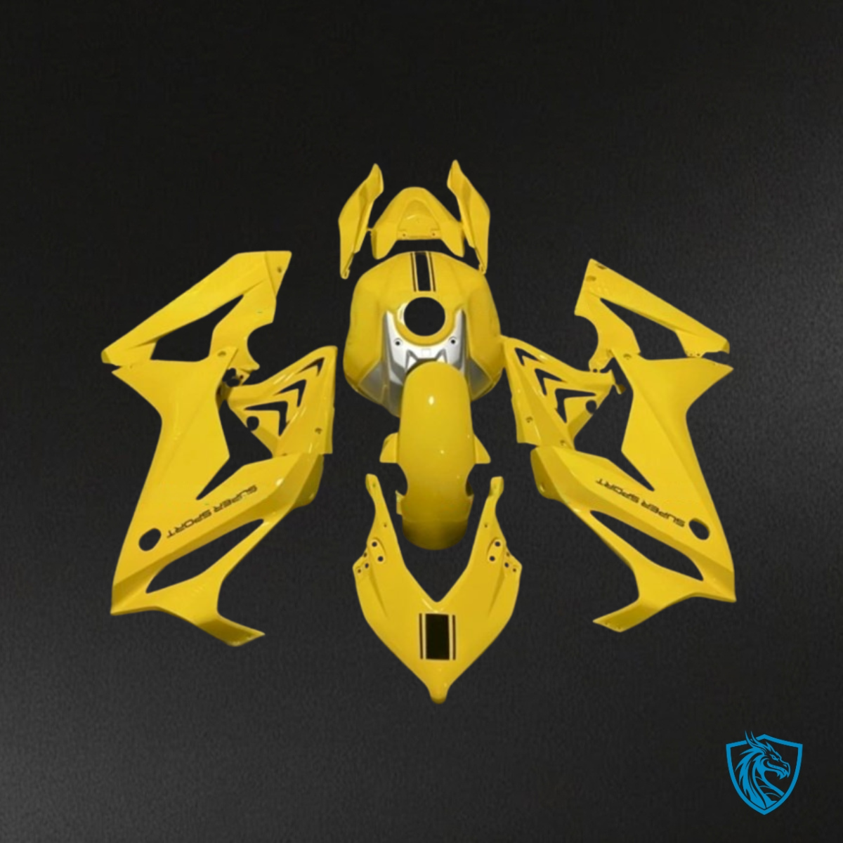 Honda CBR650R (2019-2020) Gloss Yellow Fairings Kit - Aftermarket ABS Bodywork