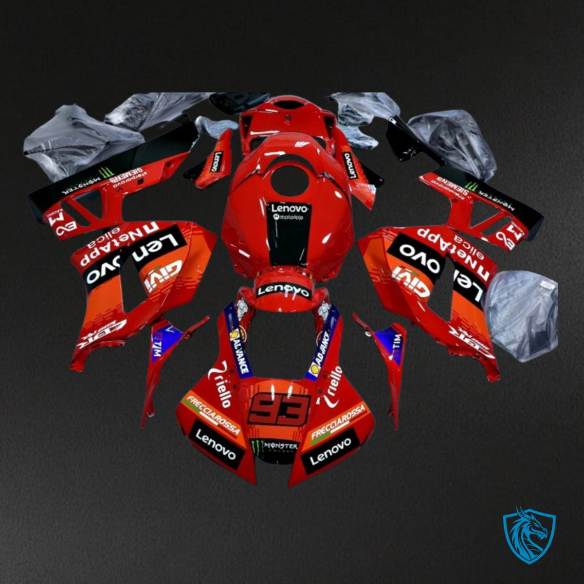 Honda CBR600RR (2020-2021) Red & Black Fairing Kit | ABS Bodywork