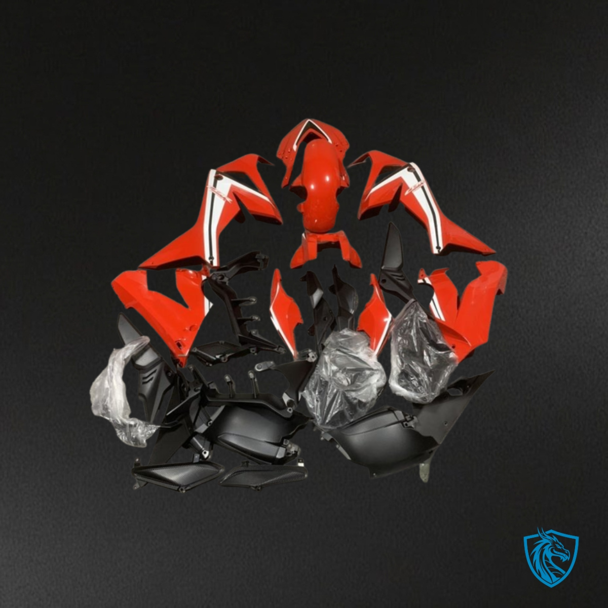 Honda CBR650R (2021-2023) Red, White & Black - Replacement Motorcycle Fairings Kit