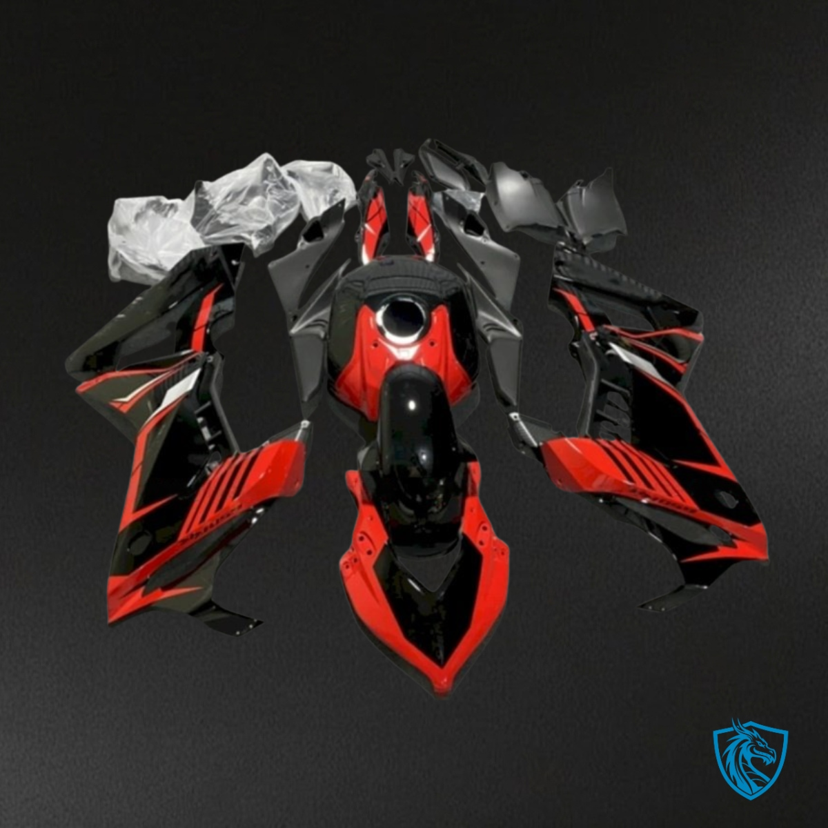 Honda CBR650R (2021-2023) Red & Black ABS Bodywork - Fairings Kit