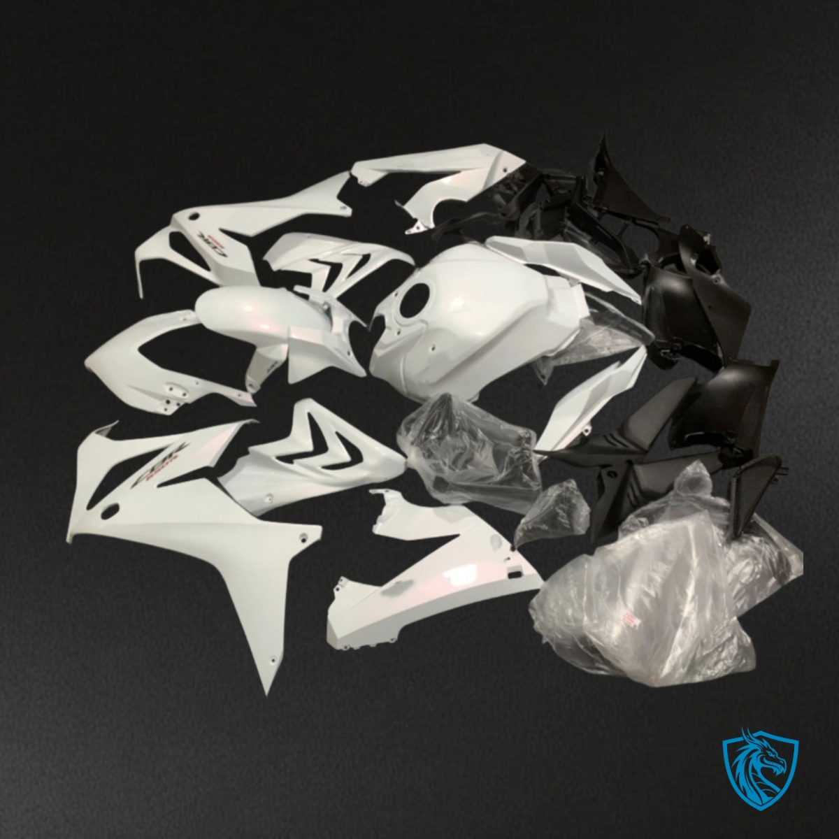Honda CBR650R (2021-2023) Gloss White - Custom ABS Fairing Kit