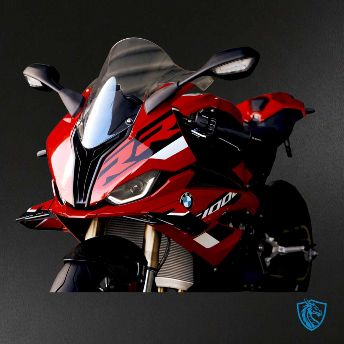 BMW S1000RR (2023) Red & Black ABS Bodywork - Fairings Kit