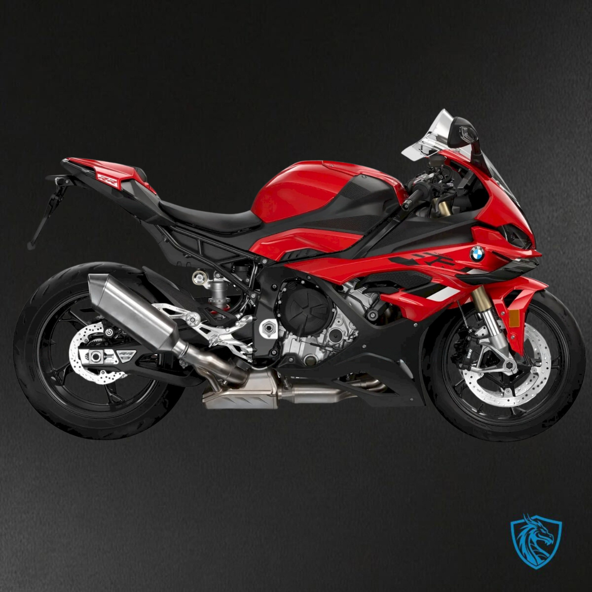 BMW S1000RR (2023) Red & Black ABS Bodywork - Fairings Kit