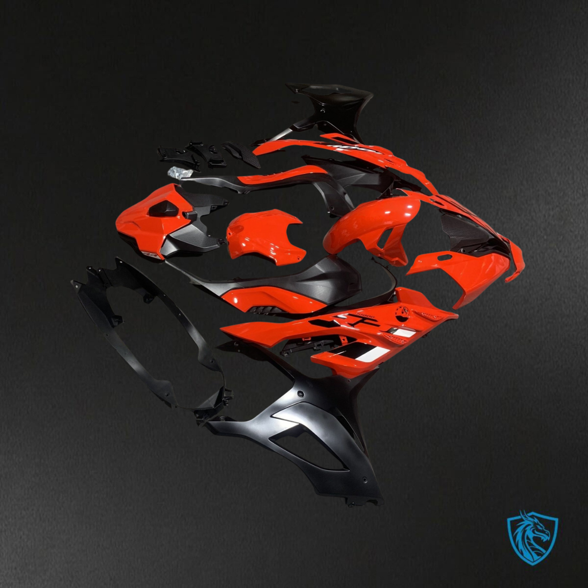 BMW S1000RR (2023) Red & Black ABS Bodywork - Fairings Kit