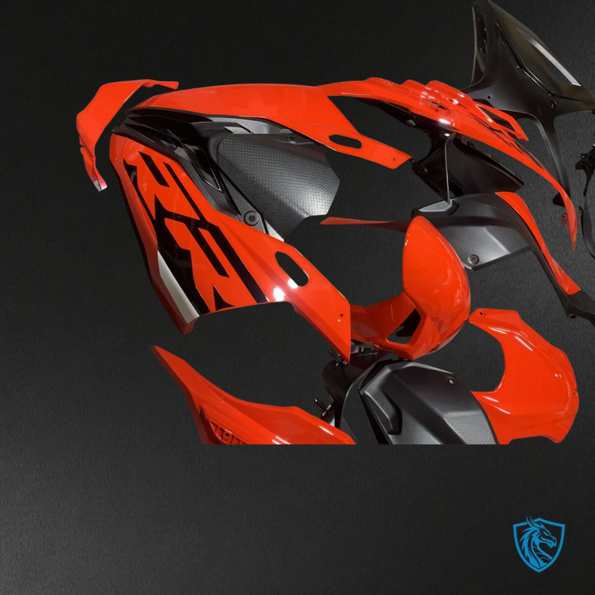 BMW S1000RR (2023) Red & Black ABS Bodywork - Fairings Kit