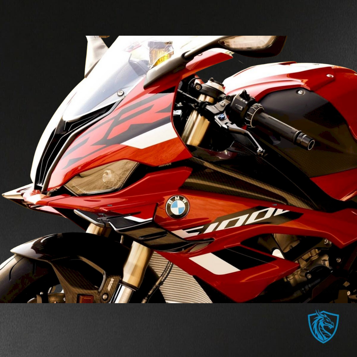 BMW S1000RR (2023) Red & Black ABS Bodywork - Fairings Kit