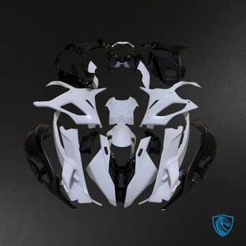 BMW S1000RR (2023) White & Black - Custom ABS Fairing Kit