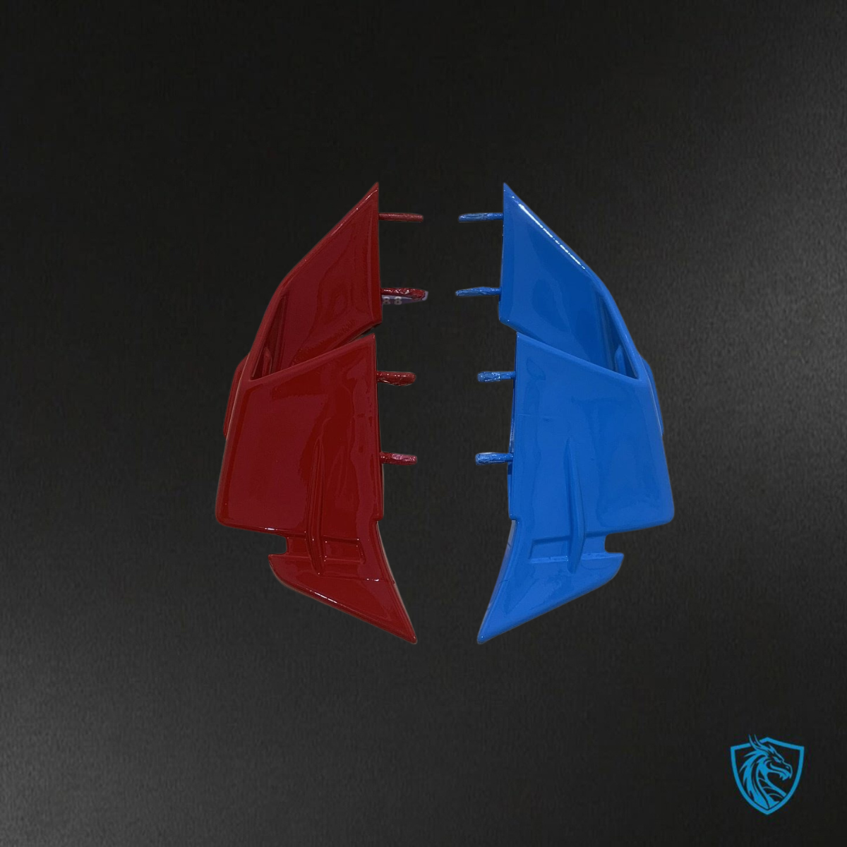 BMW S1000RR (2023) White, Black, Blue & Red ABS Bodywork - Fairings Kit