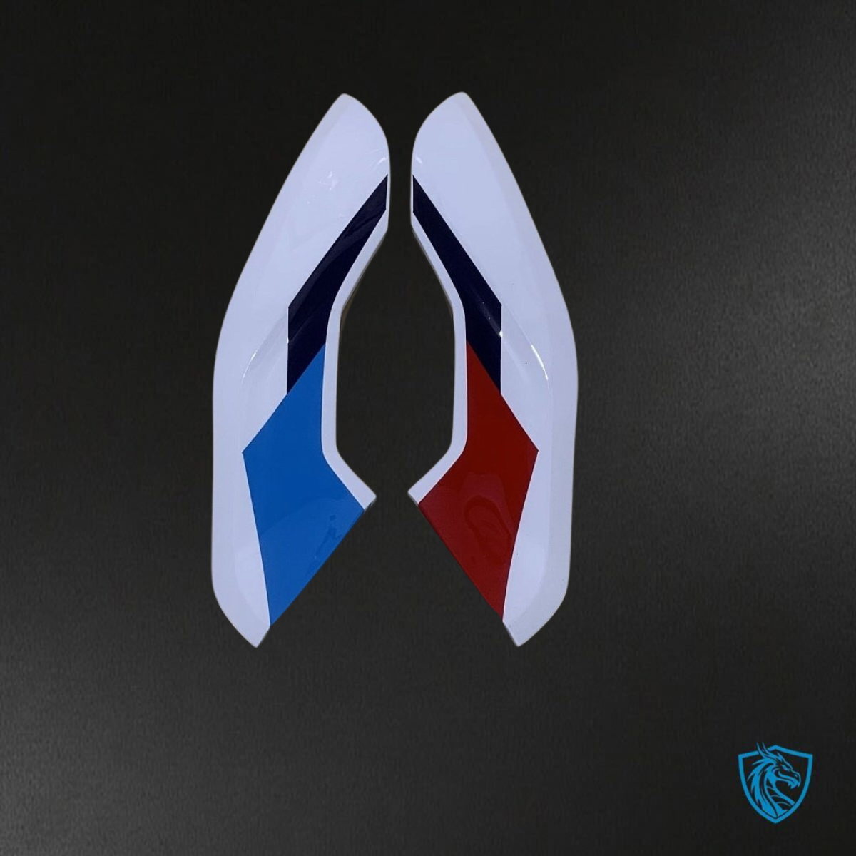 BMW S1000RR (2023) White, Black, Blue & Red ABS Bodywork - Fairings Kit