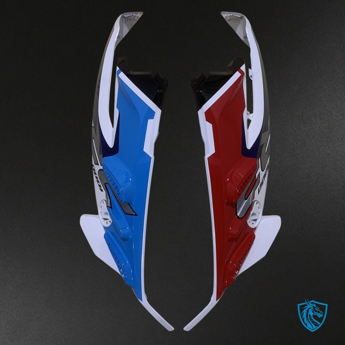 BMW S1000RR (2023) White, Black, Blue & Red ABS Bodywork - Fairings Kit